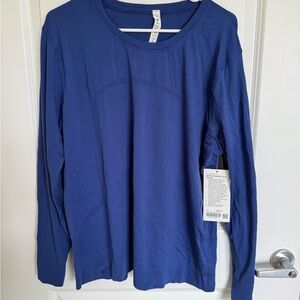 Lululemon Athletica Royal Blue Long Sleeve Top